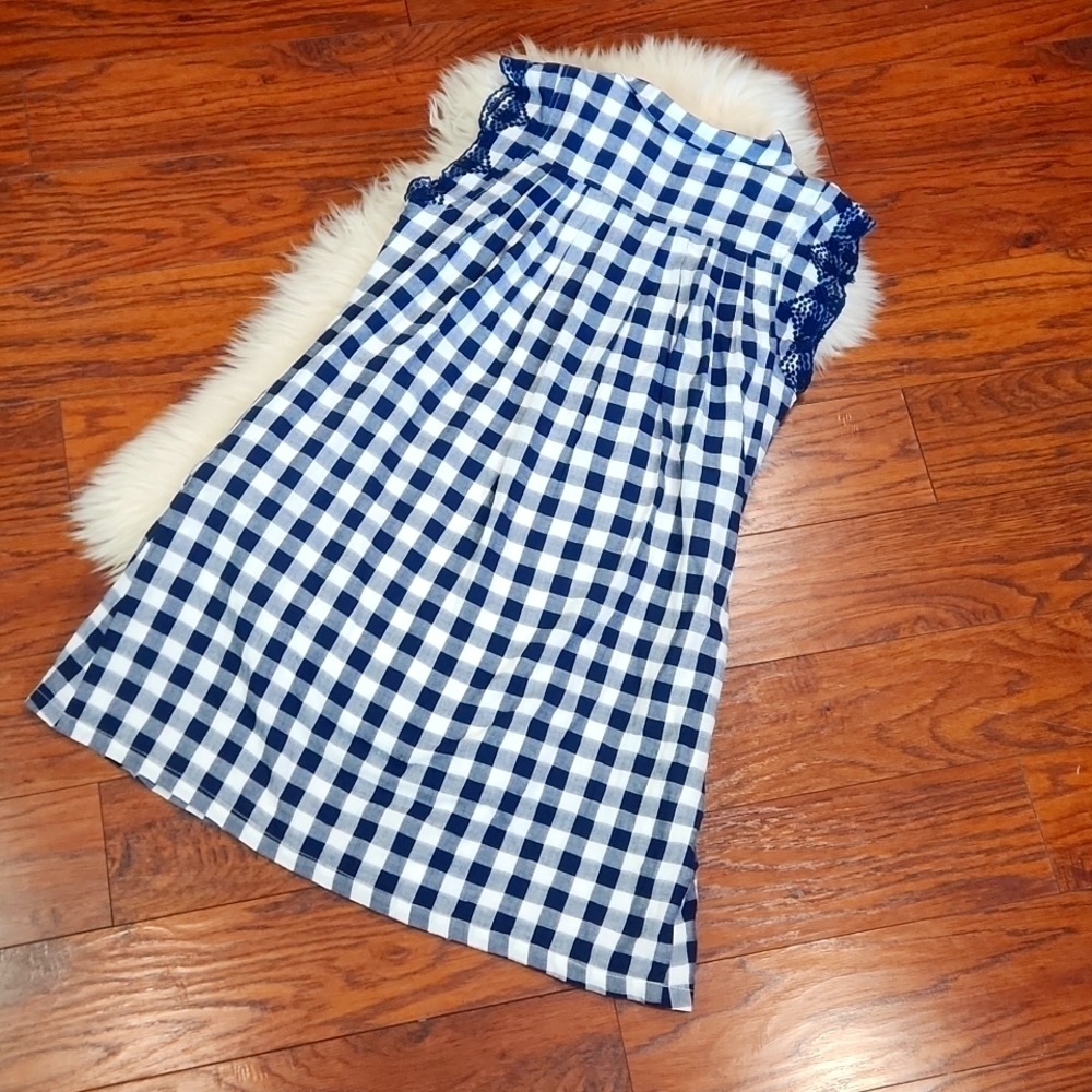 Anthropologie Dear Creatures Gingham Cottagecore Shirt Dress - Picture 2 of 5